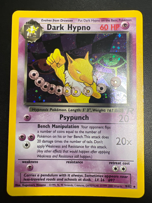 Pokemon Dark Hypno 9/82 Team Rocket