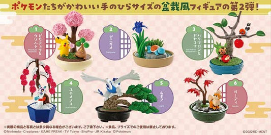 RE-MENT Pokemon Pocket Bonsai 2 Little Stories In 4 Seasons Blind Box