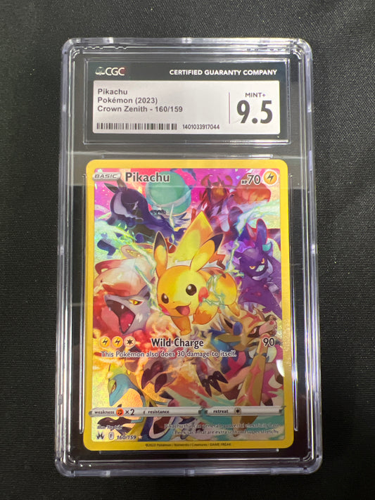 Pokémon Pikachu 160/159 Crown Zenith full Art