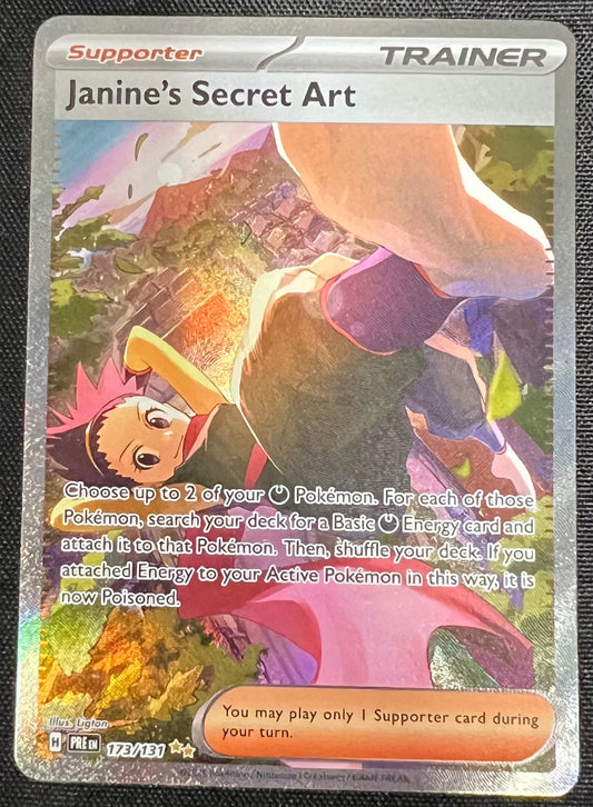 Pokemon Janine's Secret Art 173/131 (Prismatic Evolutions)