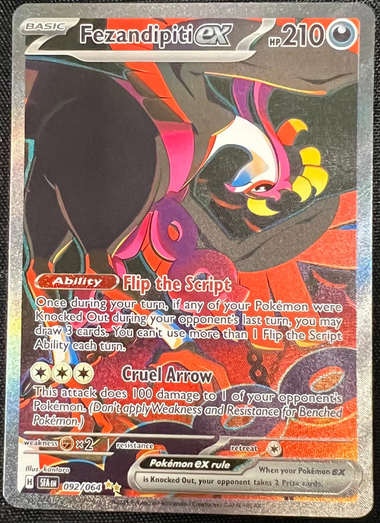Pokemon Fezandipiti Ex 092/064 (Shrouded Fable)