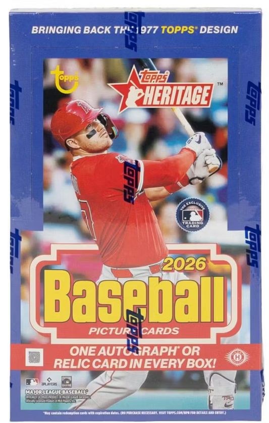 2026 Topps Heritage Baseball Hobby