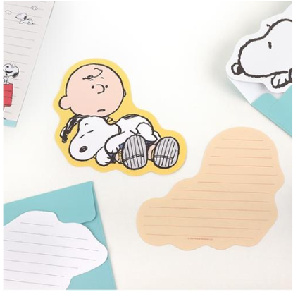 PEANUTS SNOOPY LETTER SET - CHARLIE