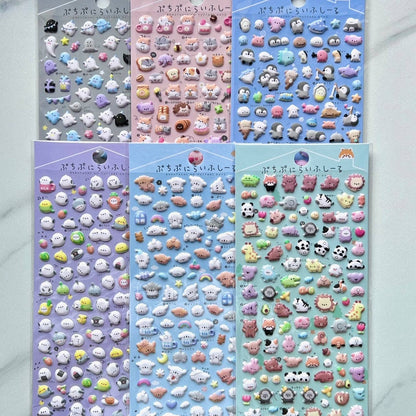 Dessert Puffy Assorted Stickers