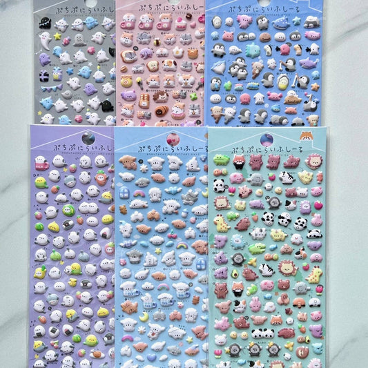 Dessert Puffy Assorted Stickers