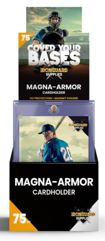 Card Supplies - Ironguard One - Touch 75pt Magnetic Card Holder - Fan - Tastic Cards & Comics - Diamond Select Toys