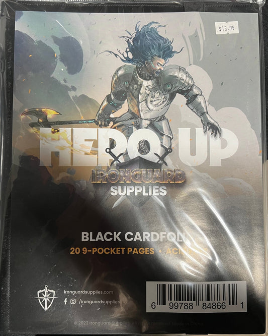 Card Supplies - Black cardfolio binder - Fan - Tastic Cards & Comics - Ironguard