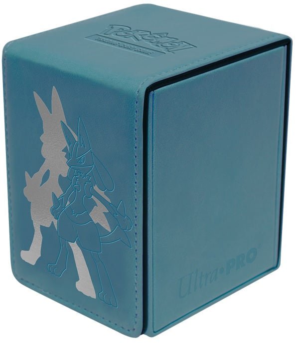 Card Supplies - Pokémon Lucario Alcove Flip Deck Box - Fan-Tastic Cards & Comics - The Pokémon Company International
