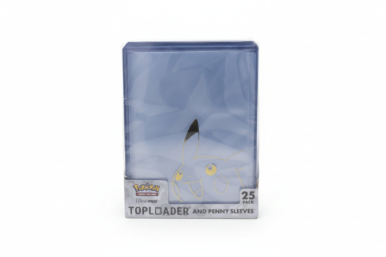 Card Supplies - Ultra PRO Pikachu Toploader and Penny Sleeves Combo Pack - Fan-Tastic Cards & Comics - UltraPro