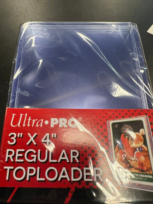 Card Supplies - UltraPro 3” X 4” Regular Toploaders - Fan - Tastic Cards & Comics - UltraPro