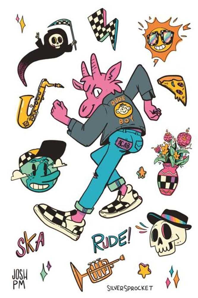 Comic Novelties - Ska Dreams Sticker Sheet - Fan-Tastic Cards & Comics - Silver Sprocket