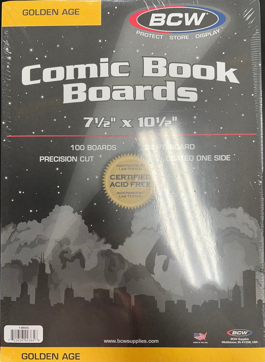 Comic Supplies - Golden Age Comic Book Boards - Fan - Tastic Cards & Comics - BCW