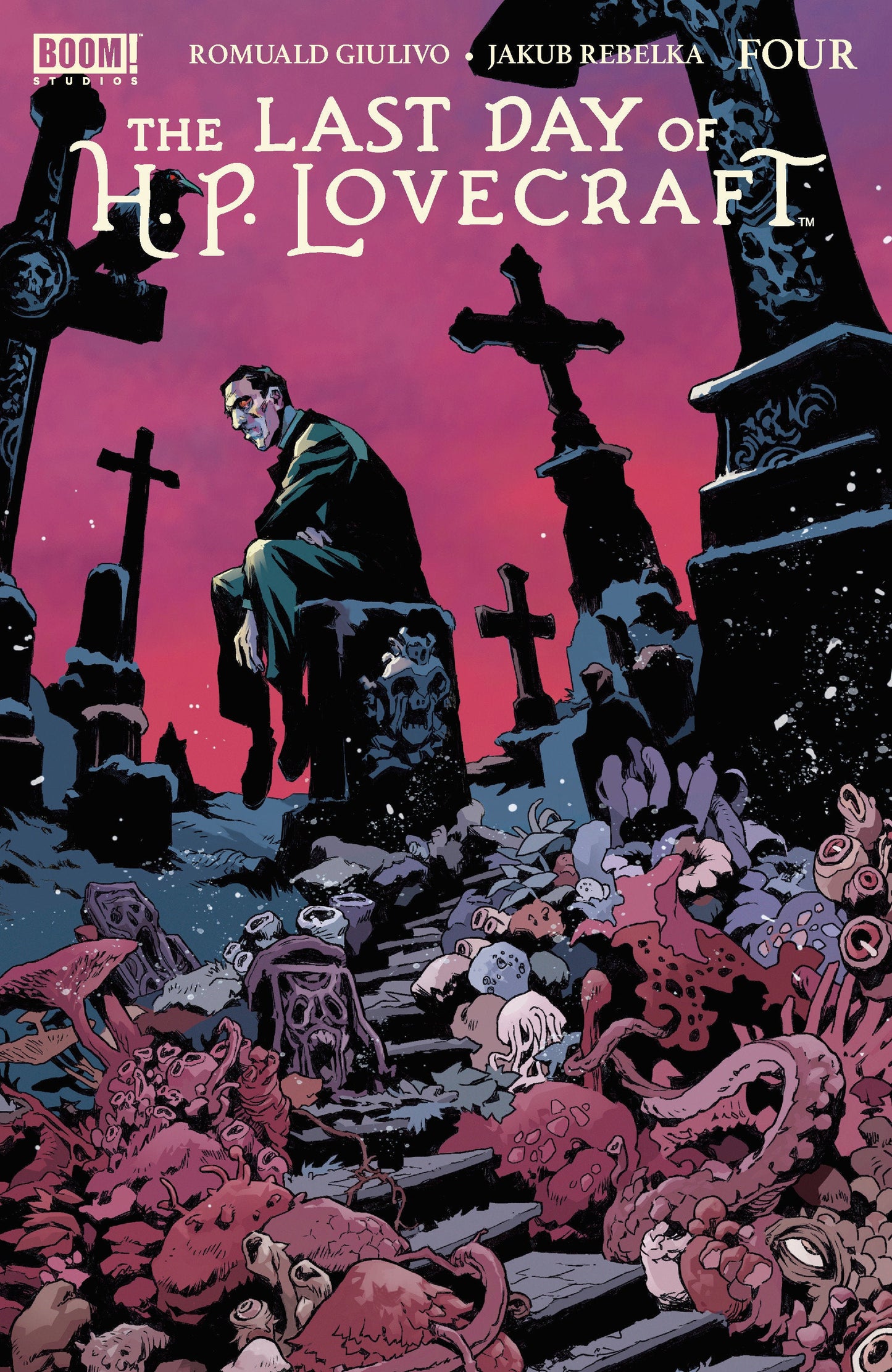 Comics - The Last Day Of H.P. Lovecraft 4 B Variant (Dressed, De Stena) - Fan-Tastic Cards & Comics - Boom! Entertainment