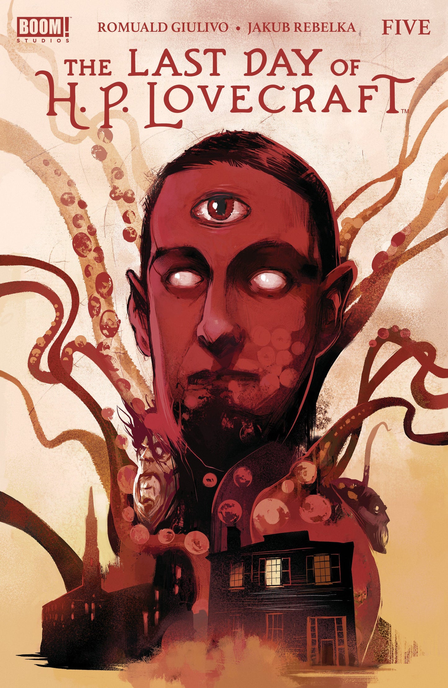 Comics - The Last Day Of H.P. Lovecraft 5 B Variant (Dressed, Del Hoyo) - Fan-Tastic Cards & Comics - Boom! Entertainment