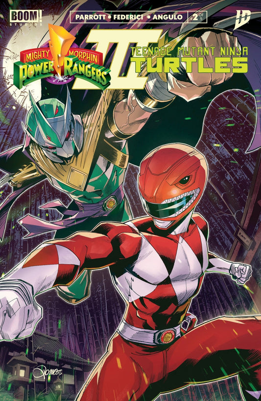 Comics - Mighty Morphin Power Rangers/Teenage Mutant Ninja Turtles III 2 A Main (Dressed, Zonno) - Fan - Tastic Cards & Comics - Boom! Studios