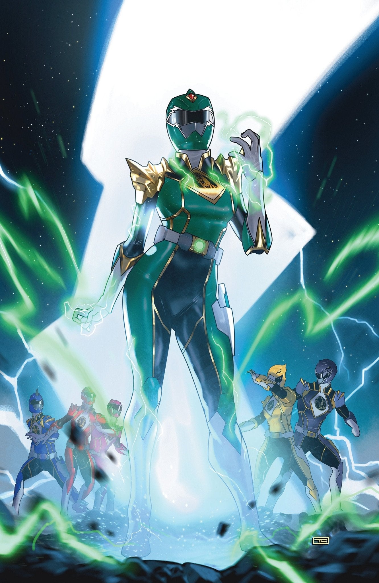 Comics - Power Rangers Prime 9 I Unlockable Variant (Full Art, Clarke) - Fan - Tastic Cards & Comics - Boom! Studios