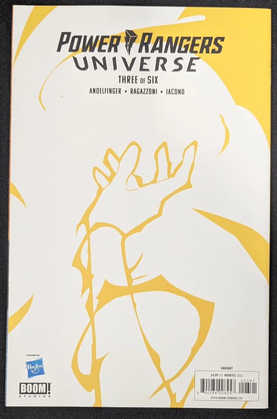 Comics - Power Rangers Universe 3 2022 Variant 1:50 Goni Montes - Fan - Tastic Cards & Comics - Boom! Studios