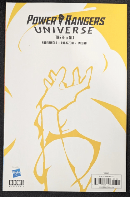 Comics - Power Rangers Universe 3 2022 Variant 1:50 Goni Montes - Fan - Tastic Cards & Comics - Boom! Studios