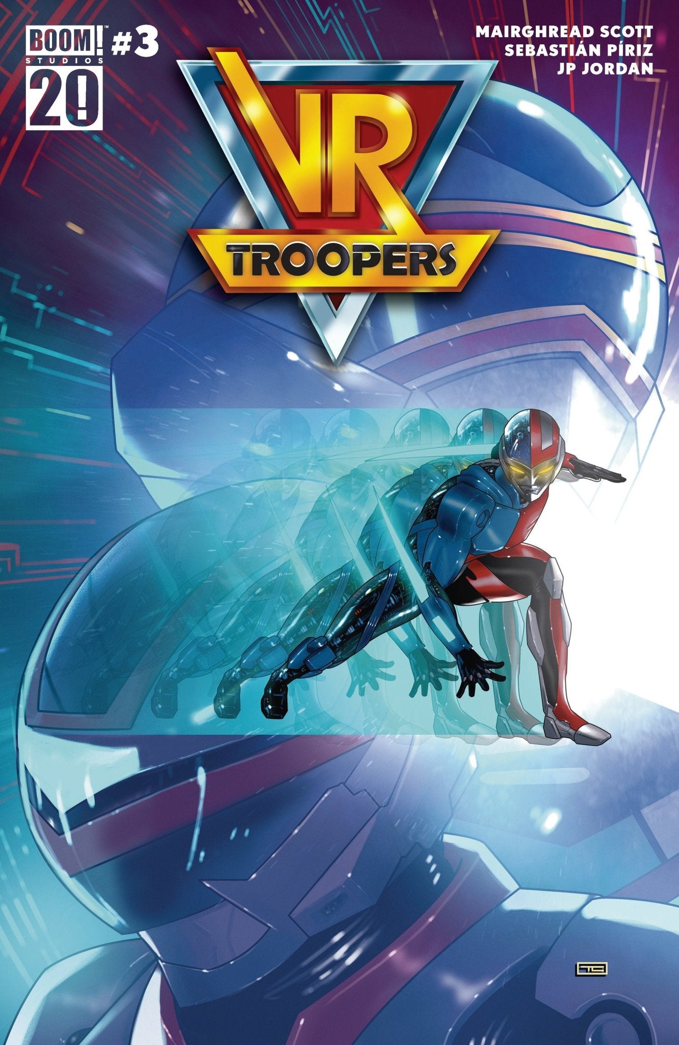 Comics - Vr Troopers 3 A Main (Dressed, Clarke) - Fan - Tastic Cards & Comics - Boom! Studios