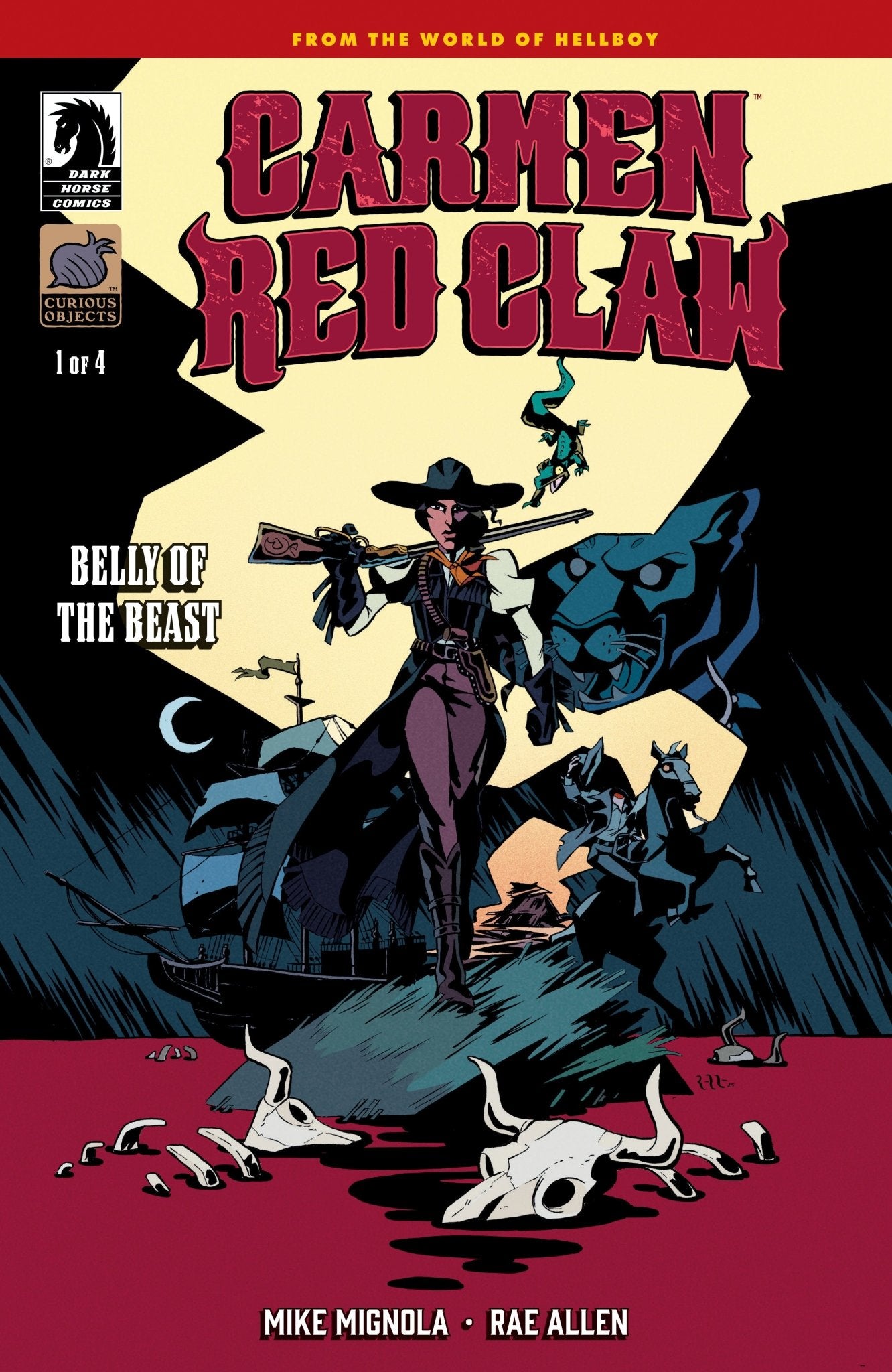 Comics - Carmen Red Claw: Belly Of The Beast 1 (Cover A) (Rae Allen) - Fan - Tastic Cards & Comics - Dark Horse