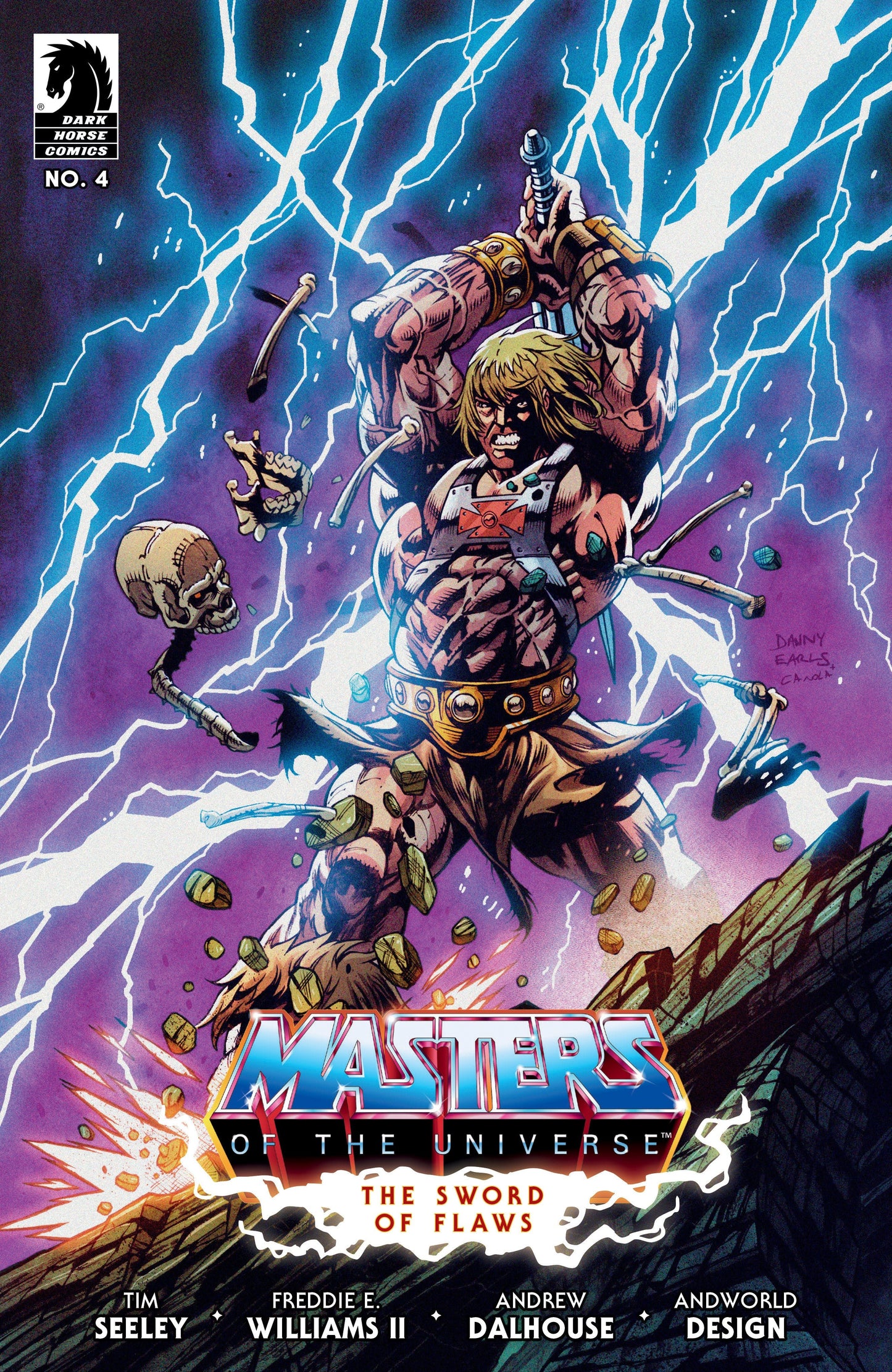 Comics - He Man And The Masters Of The Universe 4: The Sword Of Flaws Part 4 (Cover B) (Dan Earls) - Fan-Tastic Cards & Comics - Dark Horse
