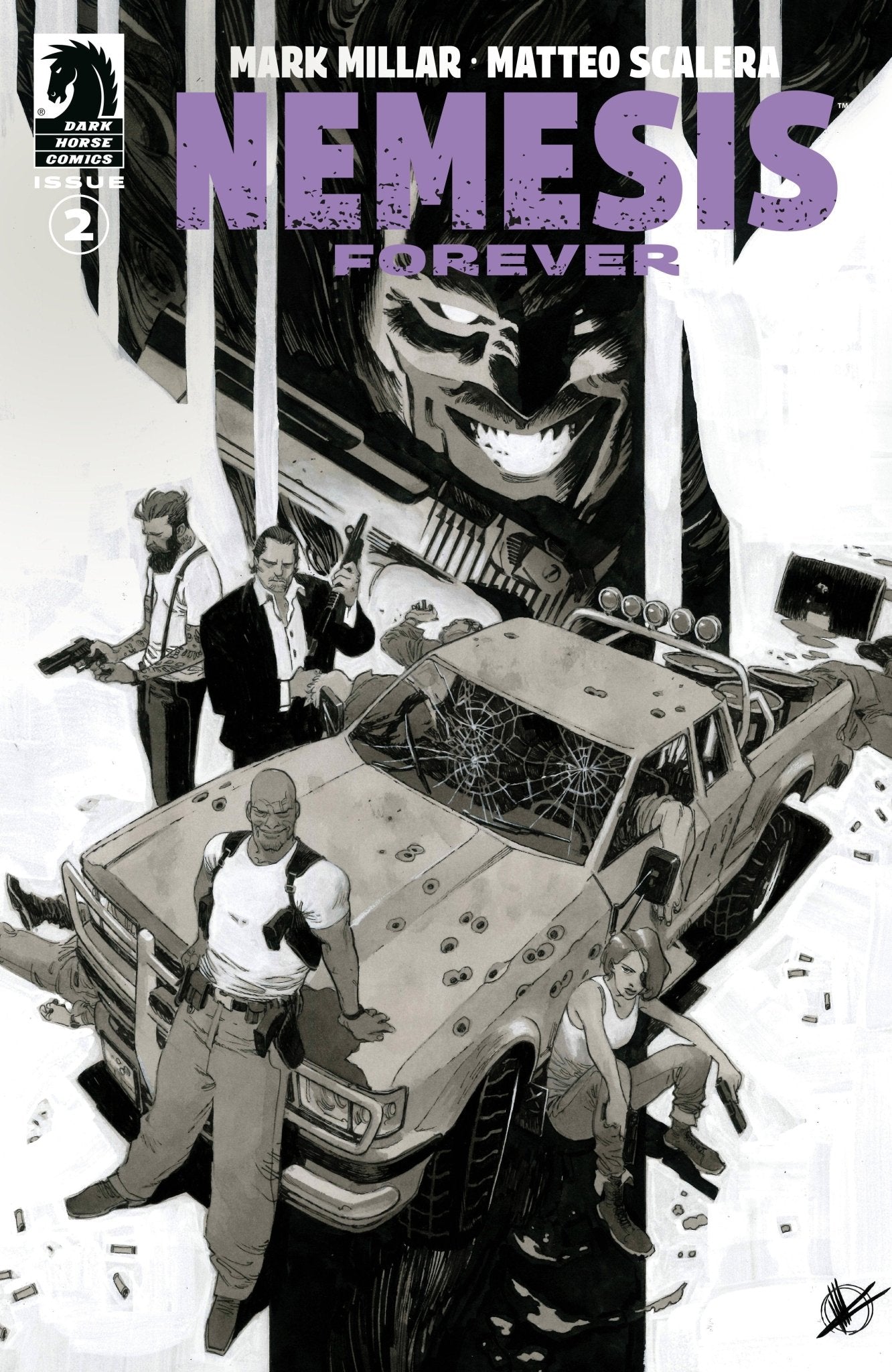 Comics - Nemesis Forever 2 (Cover B) (Black & White) (Matteo Scalera) - Fan - Tastic Cards & Comics - Dark Horse