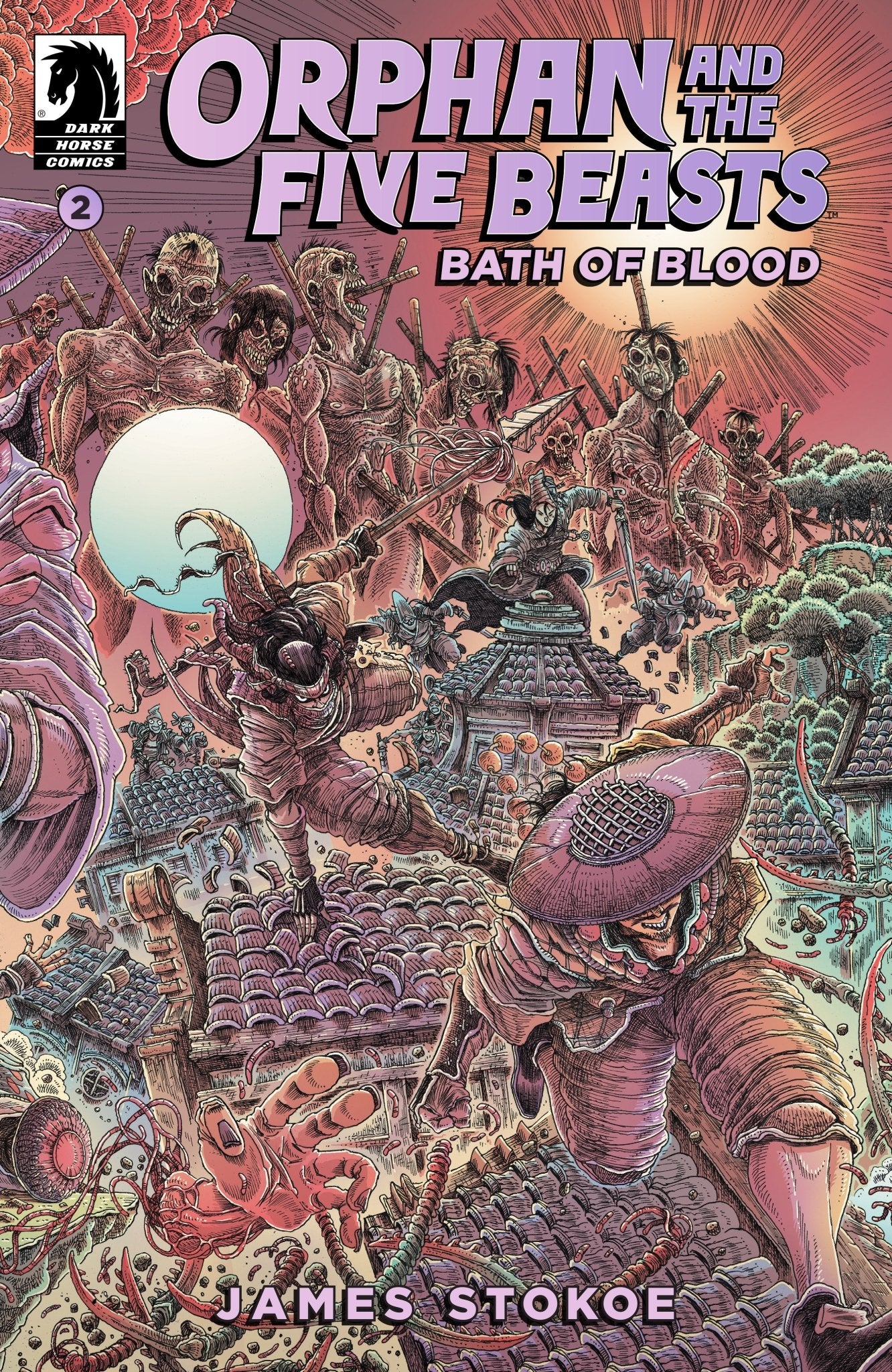 Comics - Orphan And The Five Beasts: Bath Of Blood 2 (Cover A) (James Stokoe) - Fan - Tastic Cards & Comics - Dark Horse