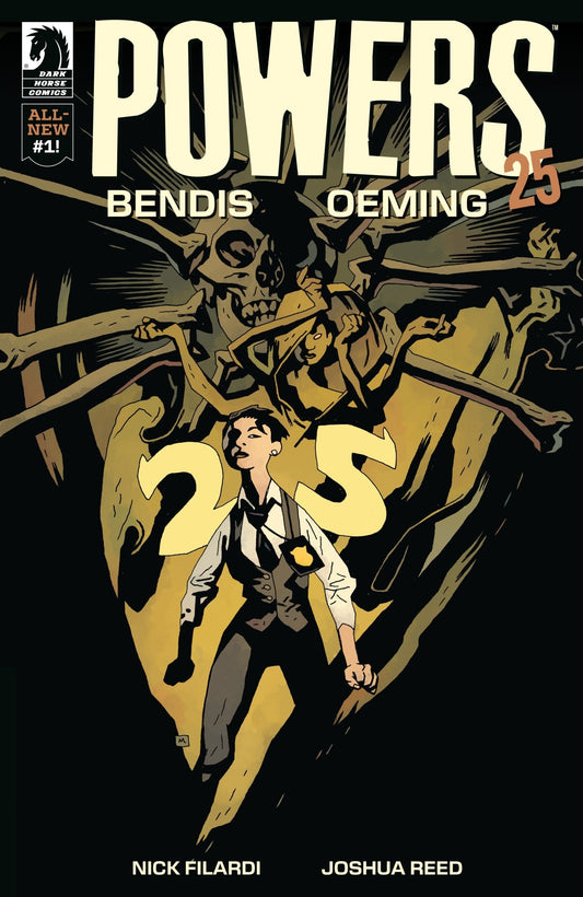 Comics - Powers 25 1 (Cover C) (Mike Mignola) - Fan - Tastic Cards & Comics - Dark Horse
