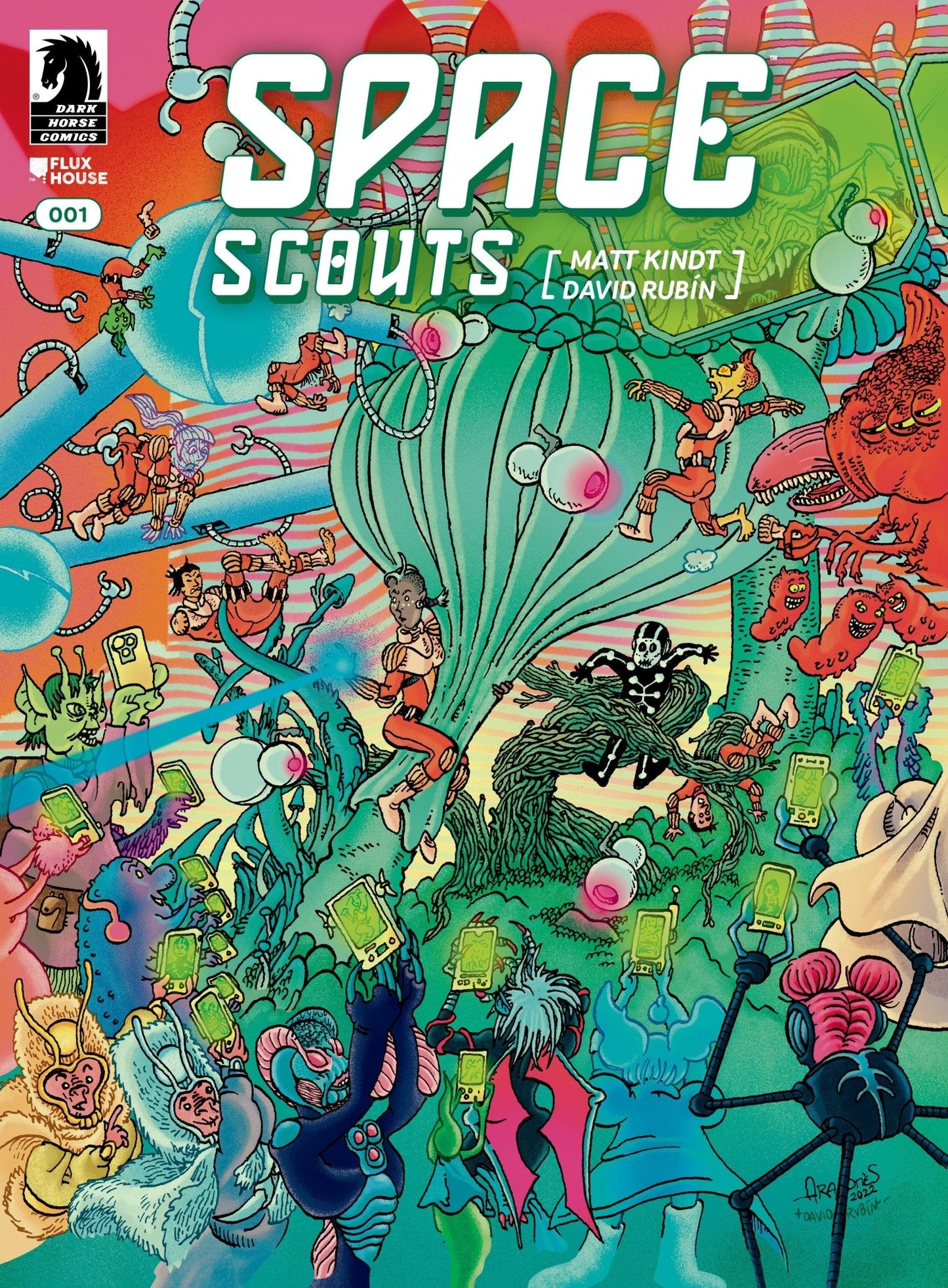 Comics - Space Scouts 1 (Cover B) (Sergio Aragones) - Fan-Tastic Cards & Comics - Dark Horse