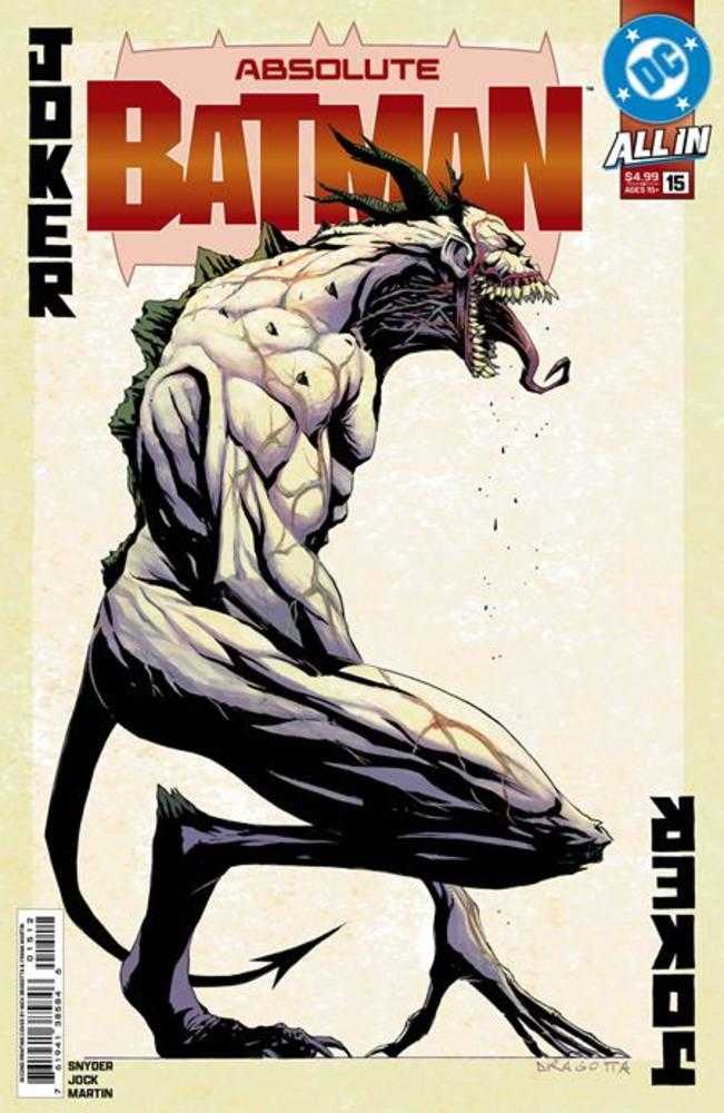 Comics - Absolute Batman 15 2nd Print Cover A Nick Dragotta - Fan-Tastic Cards & Comics - DC Comics