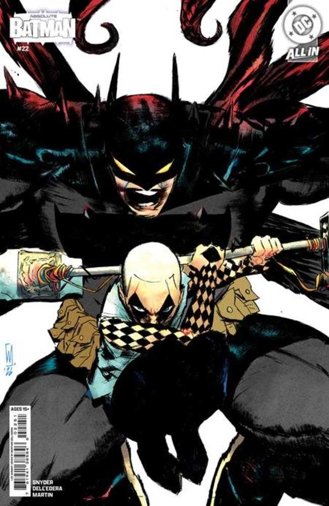 Comics - Absolute Batman 22 Cover E 1 in 25 Werther Dell Edera Card Stock Variant - Fan-Tastic Cards & Comics - DC Comics
