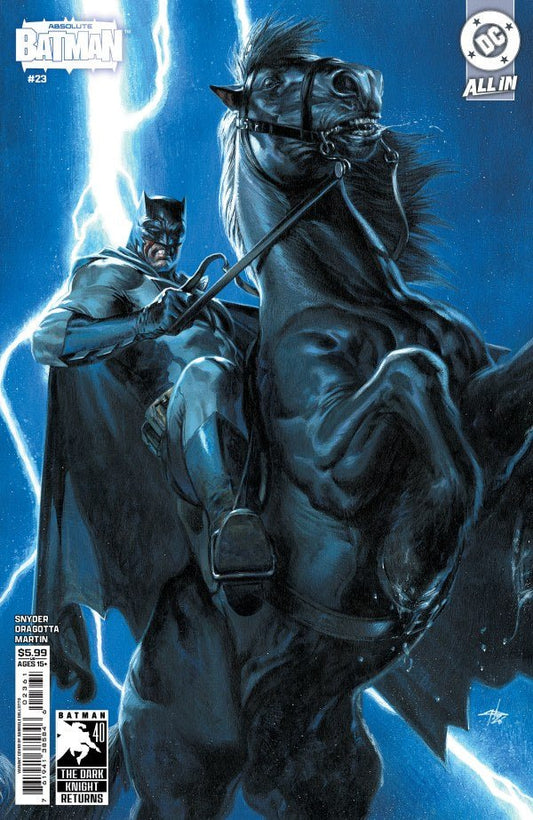 Comics - Absolute Batman 23 Cover E Gabriele Dell Otto Dark Knight Returns 40 Th Anniversary Card Stock Variant - Fan-Tastic Cards & Comics - DC Comics