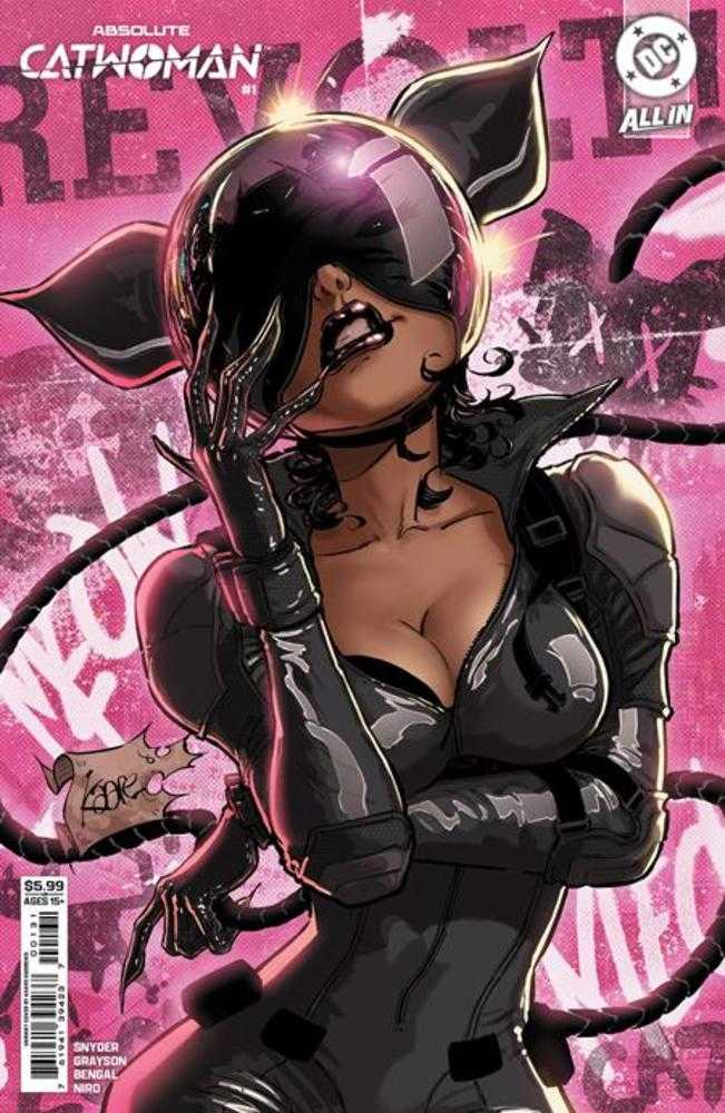 Comics - Absolute Catwoman 1 (Of 6) Cover C Kaare Andrews Card Stock Variant - Fan-Tastic Cards & Comics - DC Comics