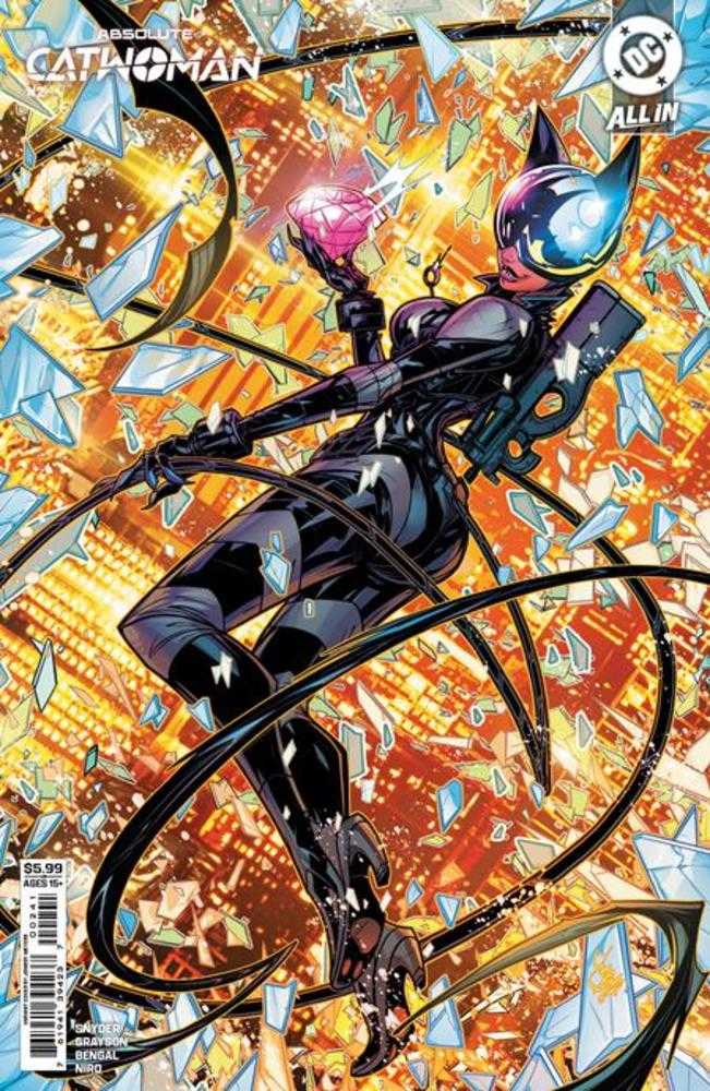 Comics - Absolute Catwoman 2 (Of 6) Cover D Jonboy Meyers Card Stock Variant - Fan-Tastic Cards & Comics - DC Comics