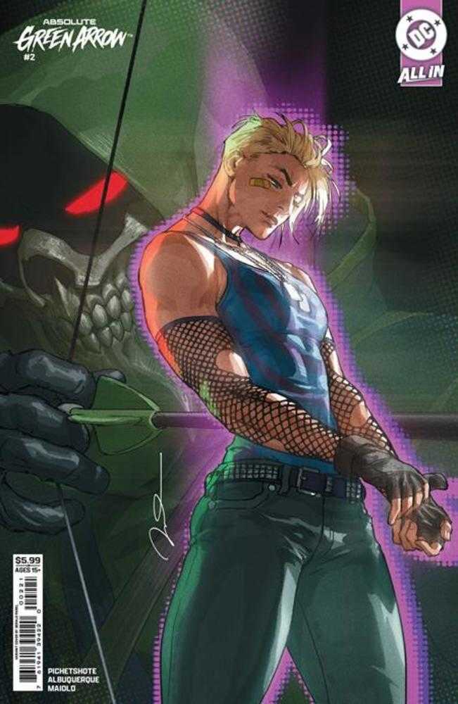 Comics - Absolute Green Arrow 2 (Of 6) Cover B Gerald Parel Card Stock Variant - Fan-Tastic Cards & Comics - DC Comics