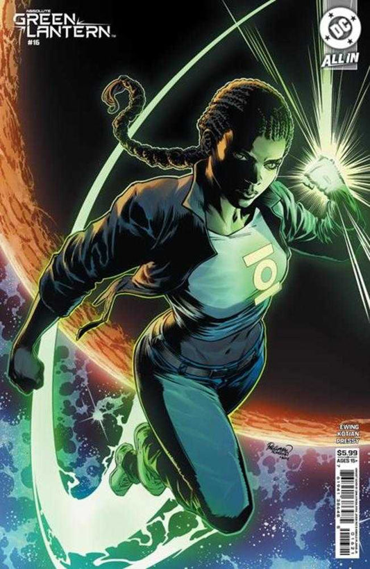 Comics - Absolute Green Lantern 16 Cover B Carlo Pagulayan Card Stock Variant - Fan-Tastic Cards & Comics - DC Comics