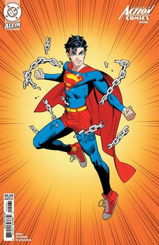 Comics - Action Comics 1090 Cover E Dan Mora Corner Box Card Stock Variant - Fan - Tastic Cards & Comics - DC Comics