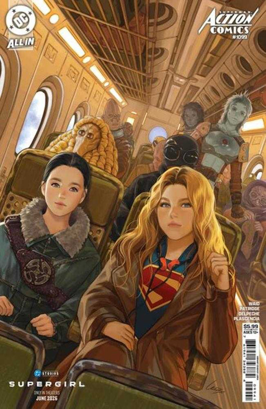Comics - Action Comics 1099 Cover D Lesley Leirix Li Supergirl Movie Card Stock Variant (The Reign Of The Superboys) - Fan-Tastic Cards & Comics - DC Comics