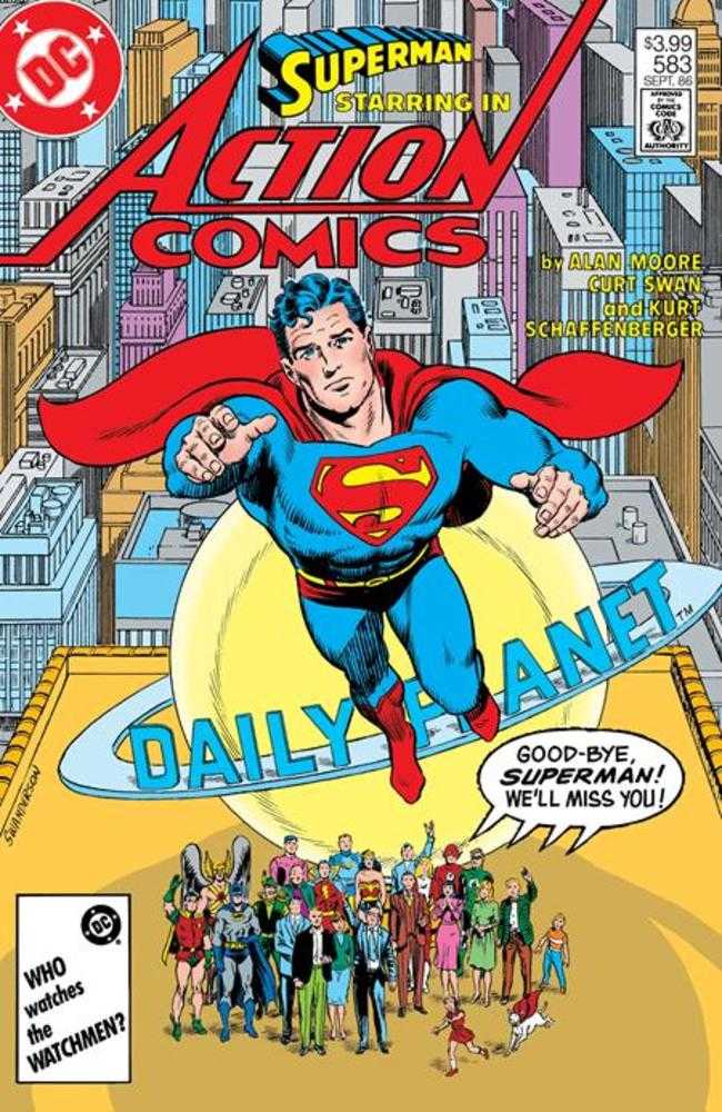 Comics - Action Comics 583 Facsimile Edition Cover A Curt Swan (Whatever Happened To The Man Of Tomorrow Part 2 Of 2) - Fan-Tastic Cards & Comics - DC Comics