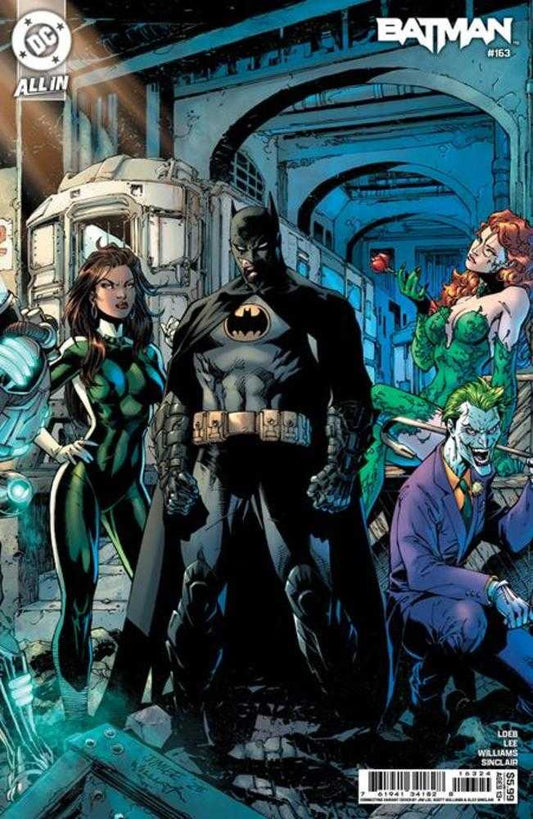 Comics - Batman 163 Cover B Jim Lee & Scott Williams Batman Connecting Middle Card Stock Variant - Fan-Tastic Cards & Comics - DC Comics
