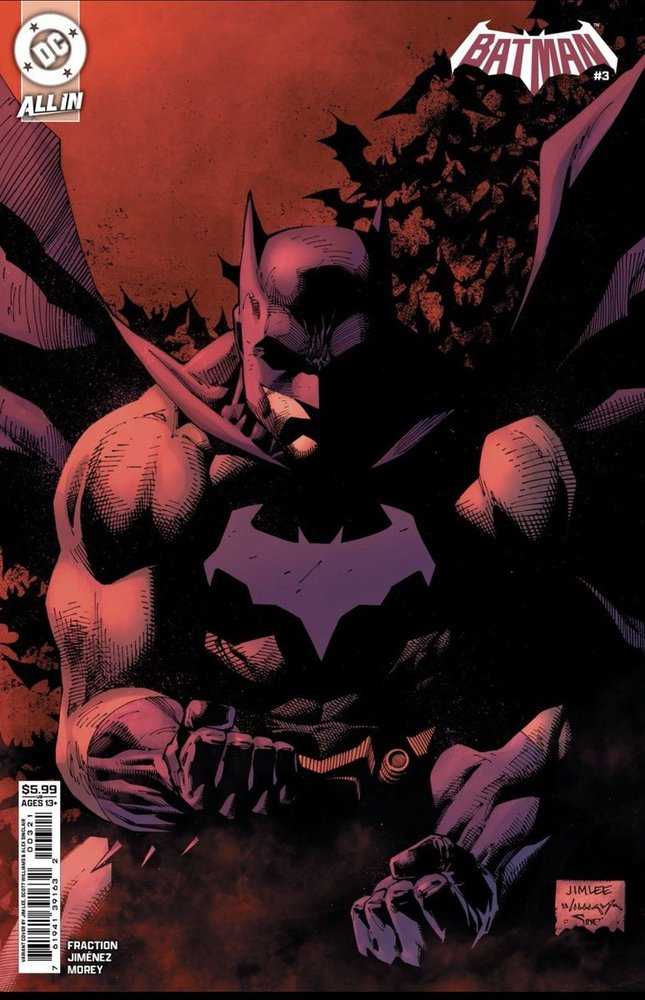 Comics - Batman 3 Cover B Jim Lee Card Stock Variant - Fan-Tastic Cards & Comics - DC Comics