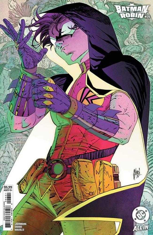 Comics - Batman And Robin 26 Cover B Guillem March Card Stock Variant - Fan - Tastic Cards & Comics - DC Comics
