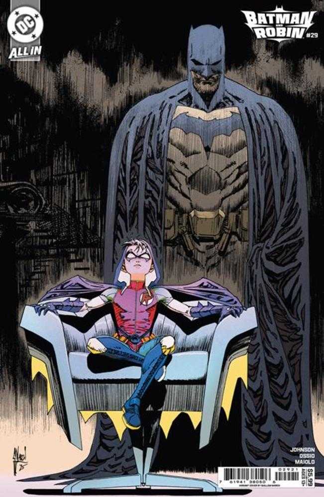 Comics - Batman And Robin 29 Cover B Guillem March Card Stock Variant - Fan-Tastic Cards & Comics - DC Comics