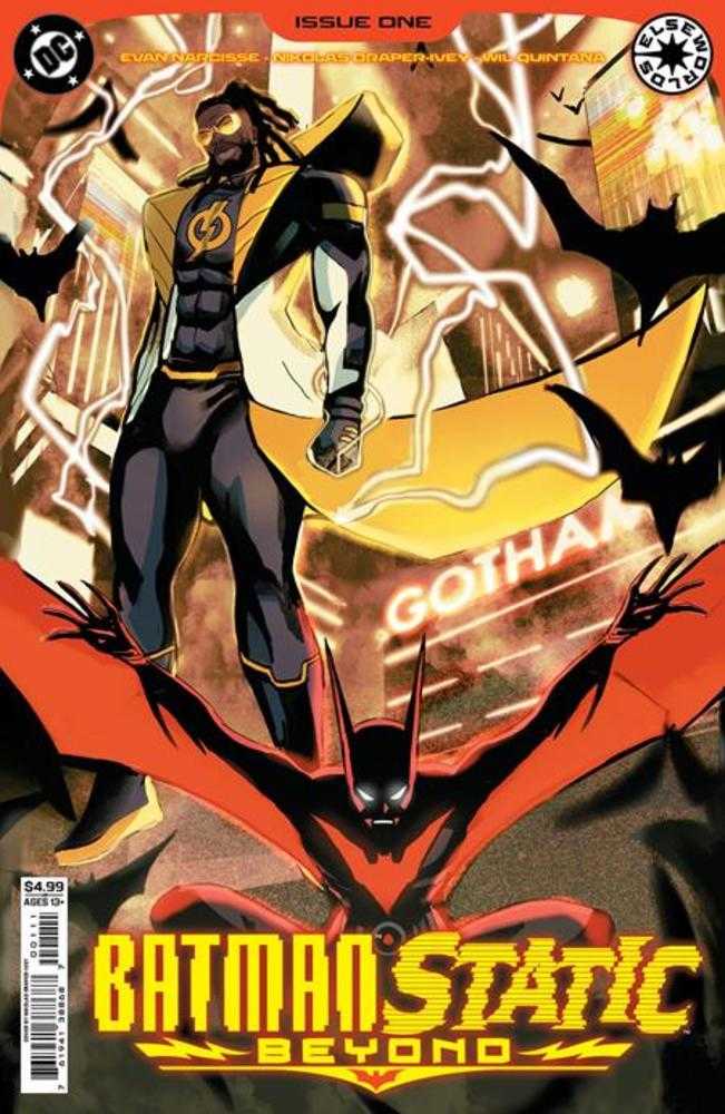 Comics - Batman Static Beyond 1 (Of 6) Cover A Nikolas Draper Ivey - Fan-Tastic Cards & Comics - DC Comics