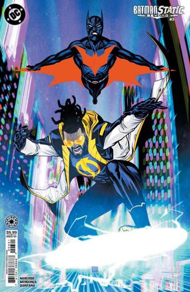 Comics - Batman Static Beyond 3 (Of 6) Cover B Bernard Chang Card Stock Variant - Fan-Tastic Cards & Comics - DC Comics