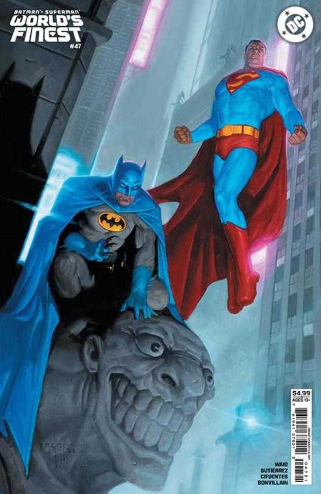 Comics - Batman Superman Worlds Finest 47 Cover B Em Gist Card Stock Variant - Fan-Tastic Cards & Comics - DC Comics