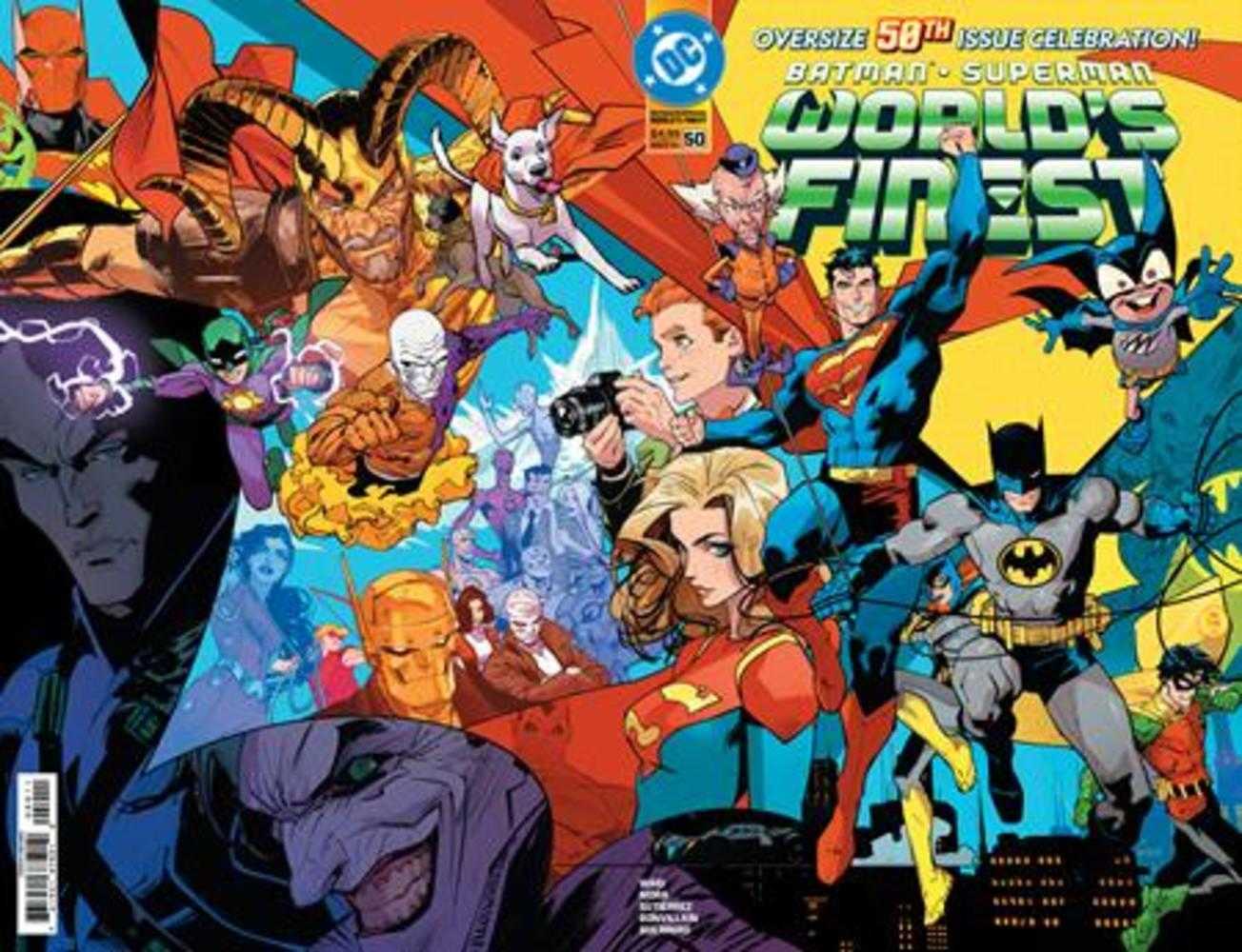 Comics - Batman Superman Worlds Finest 50 Cover A Dan Mora Wraparound - Fan-Tastic Cards & Comics - DC Comics