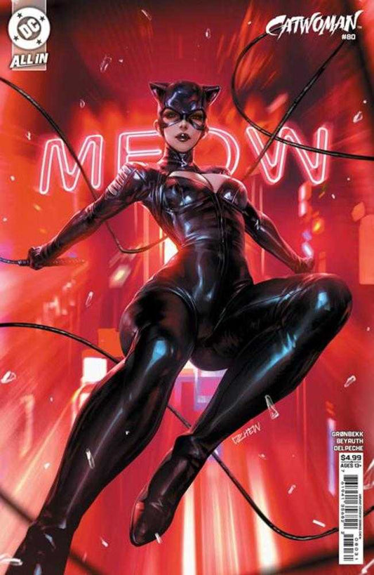 Comics - Catwoman 80 Cover C Derrick Chew Card Stock Variant - Fan - Tastic Cards & Comics - DC Comics