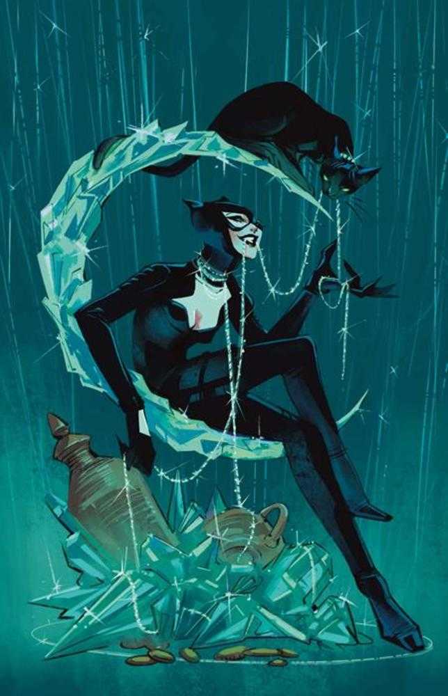 Comics - Catwoman 82 Cover D Sarah Baslaim Card Stock Variant - Fan-Tastic Cards & Comics - DC Comics