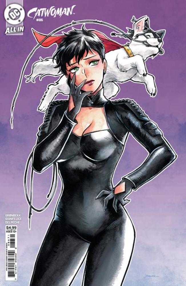 Comics - Catwoman 86 Cover F Saowee April Drools Card Stock Variant - Fan-Tastic Cards & Comics - DC Comics
